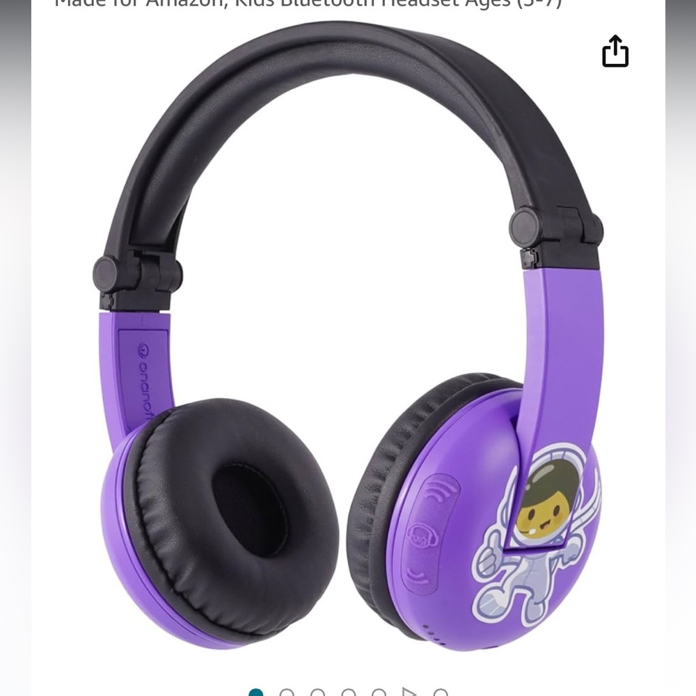 NWT Headsets Made for Amazon, Kids Bluetooth Ages (3-7)